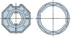 NICE 632.40.00 Octagonal 70x1 wheel + crown