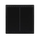 ELSNER 70873 Cala KNX M2-T CH- jet black RAL 9005 2-gang Push B