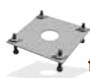 ABTECNO APE-150/3003 FOUNDATION PLATE FOR MOVEO AND ELIOX
