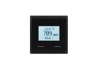 ELSNER 70643 KNX AQS/TH-UP Touch CH Sensore/controllore per CO2, temperatura, umidità, nero