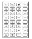 EELECTRON 9025ISD-1 9025 PULSANTE CAPACITIVO KNX, BIANCO  SET ICONE - D - 32 ICONE