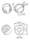 CAME 001YK4106 TONDO 50X1.5mm