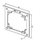 NICE 703.41.00 Wall support Era XL series support kit size 90 mm diameter