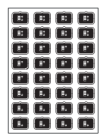 EELECTRON 9025ISE-3 9025 PULSANTE CAPACITIVO KNX, NERO  ISET ICONE -E - 32 ICONE