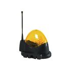 ALLMATIC 12000566 B.RO LIGHT 24V 25W Yellow flashing light with self-flashing circuit