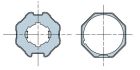 NICE 601.40.00 Octagonal 52x0.8 wheel + crown