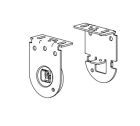 NICE 689.58.00 White bracket kit with flange for Acmeda S45 rollers