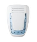 VENITEM 23.22.48 MOSE LS LUX opaque white/blue EN50131-4 siren with double micro anti-shock anti-foam system against violent shocks and spotlights
