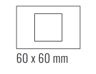 EKINEX EK-DRS-FCC Deep plate (FF and 71 and 20Venti) rectangular - FENIX NTM orinic cocoa