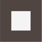EKINEX EK-SQP-FCC Placca Surface (71 e 20Venti ) quadrata colore cacao orinoco