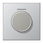 JUNG AL1940KO5 Cover with light outlet for KNX rotary button - aluminium