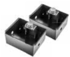 GIBIDI AJ49000/INOX/NEW Self-supporting foundation boxes in black cataphoresis. Lid included 