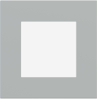 EKINEX EK-SQG-FGE Placca Surface (71 e 20Venti ) quadrata colore grigio efeso