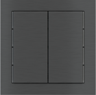 EKINEX EK-T2R-GBU Kit of 2 Linea 71 rectangular vertical buttons (30X60) carbon colour