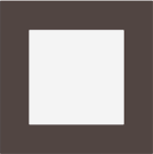 EKINEX EK-SQS-FCC Surface plate (71 and 20Venti ) square cocoa orinoco colour