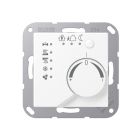 JUNG A2178TSWWM Termostato per ambienti KNX con accoppiatore bus integrato e interfaccia pulsanti 4 canali- bianco alpino opaco