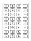 EELECTRON 9025ISB-1 9025 CAPACITIVE KNX SWITCH, WHITE  ICON'S SET - B - 32 ICONS