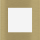 EKINEX EK-SQS-GBB Placca Surface (71 e 20Venti ) quadrata colore ottone