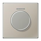 JUNG ES1940KO5 Cover with light outlet for KNX rotary button - stainless steel