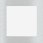 EKINEX EK-PQG-GBQ FF/71 (Form/Flank/NF) square plate in METAL (ALUMINIUM) - 1 window