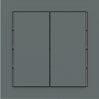 EKINEX EK-T2R-FVC Kit of 2 Linea 71 rectangular vertical buttons (30X60) color green
