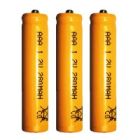 DAITEM BatNi12 Confezione di 3 pile al Ni-Cd ricaricabili 1.2 V - 300 mAh per Sitema citofonico Daiphone