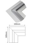 LEDCO CO221 90 degree ANGLE FOR DISAPPEARED PROFILE PR221