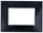 MAPAM 8003BL-2 Placca Vetro Art 8003BL-2 3P Nero