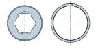 NICE 931.46.00 Tondo Tondo 50x(1,3÷1,5) ruota + corona