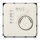 JUNG 2178 Termostato per ambienti KNX con accoppiatore bus integrato e manopola di regolazione del valore di temperatura- bianco