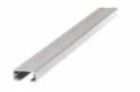 GIBIDI EAPF12.15N Adapter profile for commercial doors L= 1.6 m - silver anodized