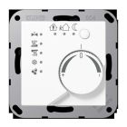 JUNG A2178WW KNX room thermostat with integrated bus coupler and temperature value adjustment knob - alpine white