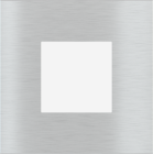 EKINEX EK-SQP-GBQ Placca Surface (71 e 20Venti ) quadrata colore alluminio