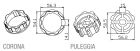 CAME 001YK5101 OCTAGONAL 59X0.6mm