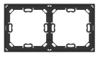 EKINEX EK-A71-1-NF Packaging 1 pc black adapter frame for double 'NF plate