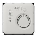 JUNG CD2178LG Termostato per ambienti KNX con accoppiatore bus integrato e manopola di regolazione del valore di temperatura- grigio chiaro