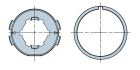 NICE 955.00.00 Round 64 with ribs and internal 47 wheel + crown 