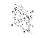 NICE 692.24.00 Support 100x100 Era MH support kit size M diameter 45 mm