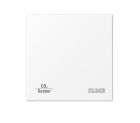 JUNG CO2LS2178WWM Termostato ambiente KNX con sensore CO2 e umidità aria con accoppiatore bus integrato e interfaccia per pulsanti- 2 canali- bianco alpino opaco