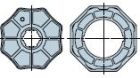 NICE 533.00.00 Octagonal 102x2.5 wheel + crown