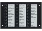 JUNG MBT2424SW Black glass KNX signaling and control panel