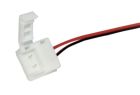 LEDCO CNT1015W SINGLE STRIP IP65 CONNECTOR 10 MM. C/CABLE 15 CM.