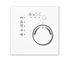 JUNG LS2178WW KNX room thermostat with integrated bus coupler and temperature value adjustment knob - alpine white