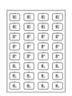 EELECTRON 9025ISE-1 9025 PULSANTE CAPACITIVO KNX, BIANCO  SET ICONE - E - 32 ICONE